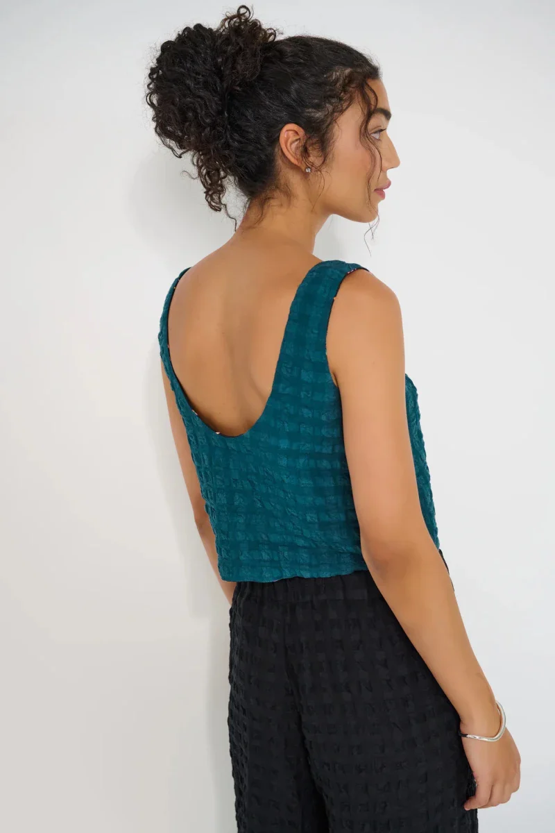 DorsaLi Reef Reversible Top (Petit Surfer & Deep Teal) - Image 9
