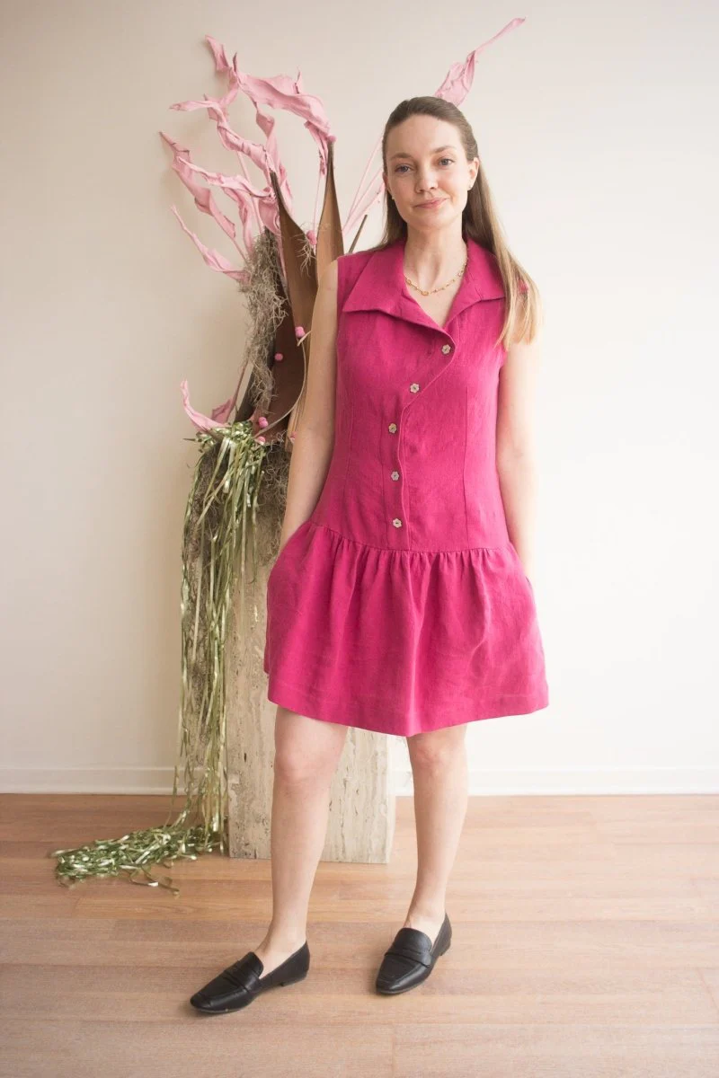 DorsaLi Reverie Dress (Magenta)