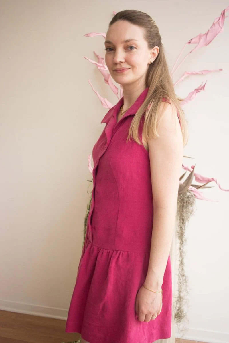 DorsaLi Reverie Dress (Magenta) - Image 2