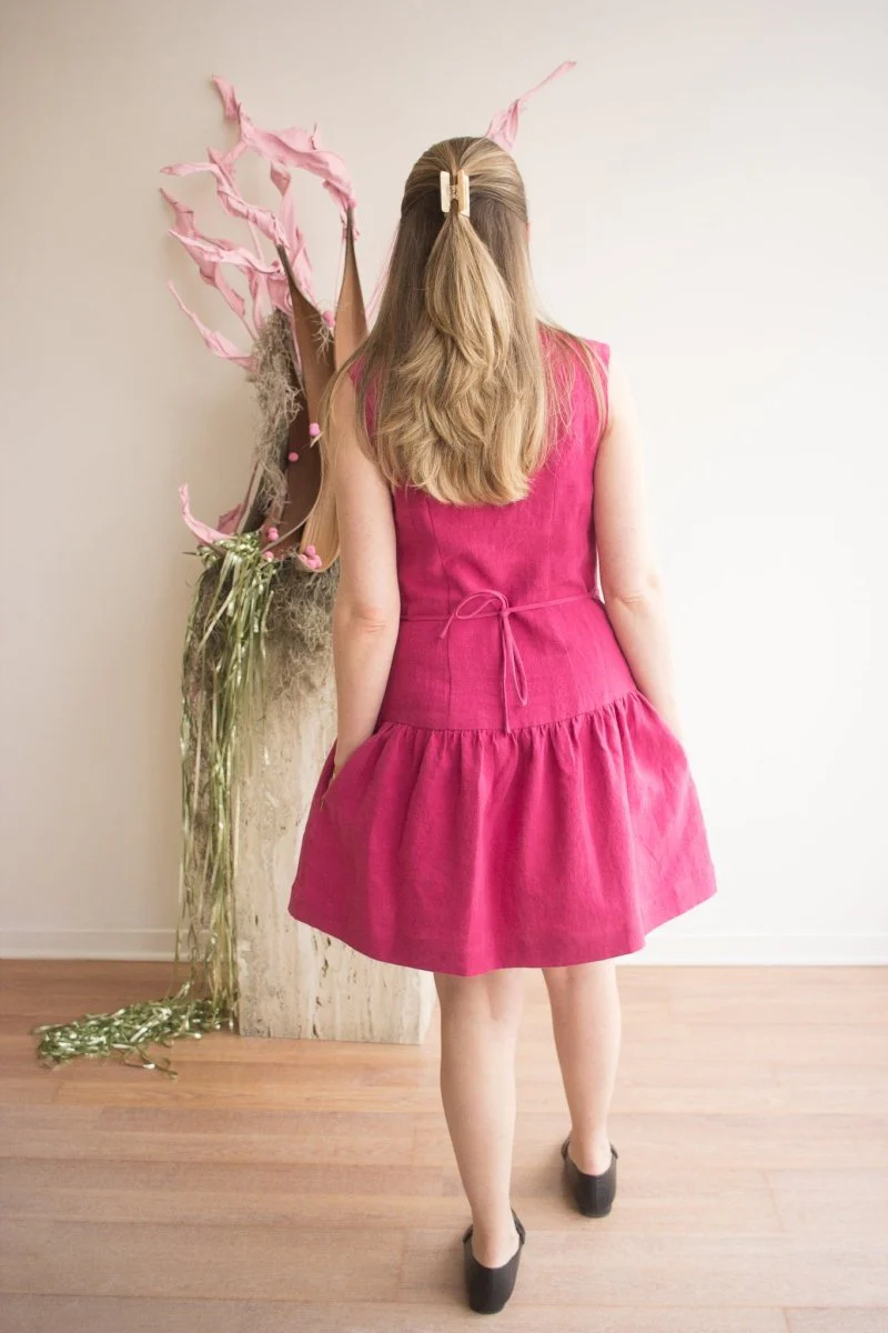 DorsaLi Reverie Dress (Magenta) - Image 3