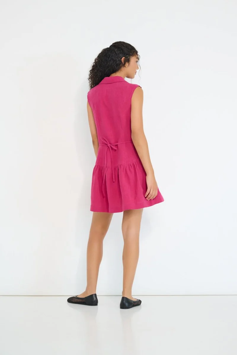 DorsaLi Reverie Dress (Magenta) - Image 8