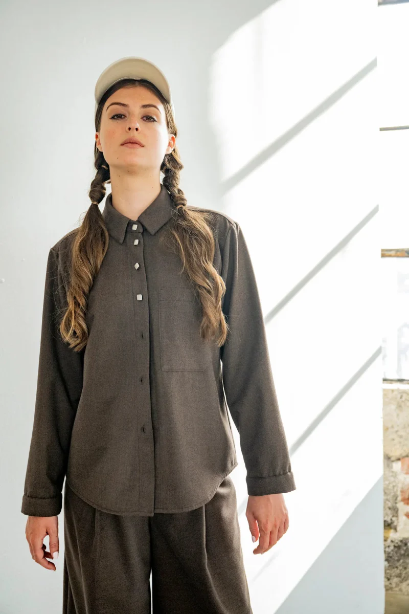 Bodybag Douglas Shirt - Brown or Charcoal (Online Exclusive) - Image 6