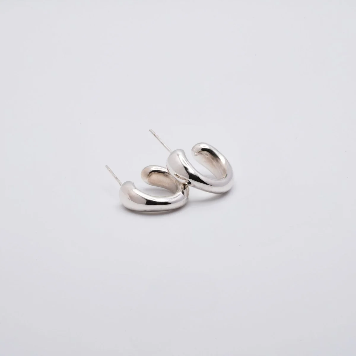 Dova Pryce Bagel Hoops (Silver) - Image 3