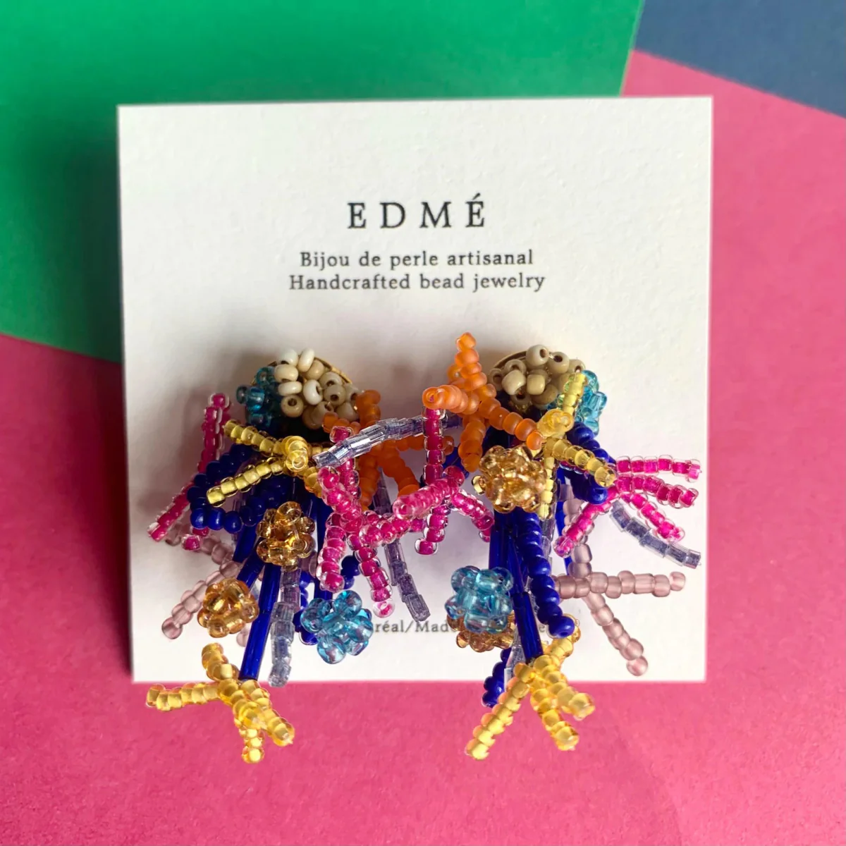 Edmé Beads Starfish Dream Earrings (Mulitcolour)