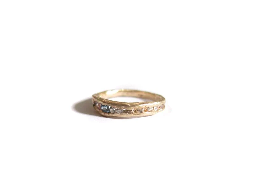 Elaine Ho 14K Gold Ring (Multi Sapphire) - Image 12