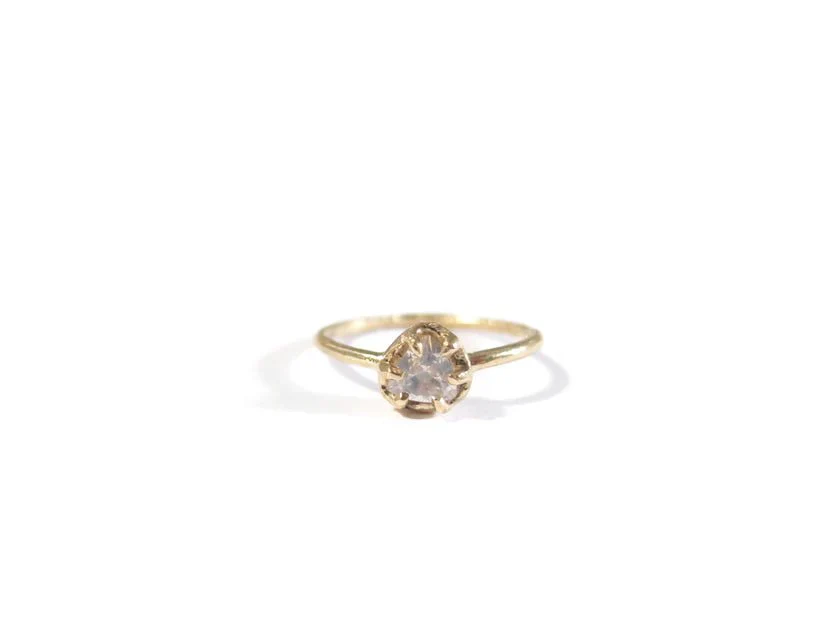 Elaine Ho 14K Gold Ring (Rose Quartz) - Image 3