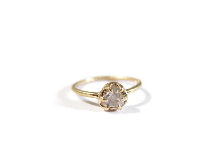 Elaine Ho 14K Gold Ring (Rose Quartz) - Image 4