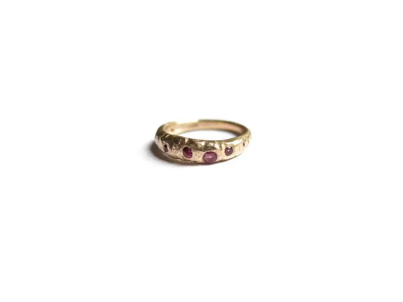 Elaine Ho 14K Gold Ring (Rubies) - Image 10