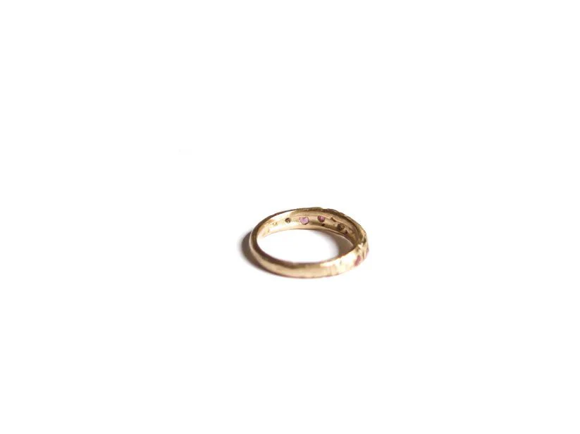 Elaine Ho 14K Gold Ring (Rubies) - Image 11
