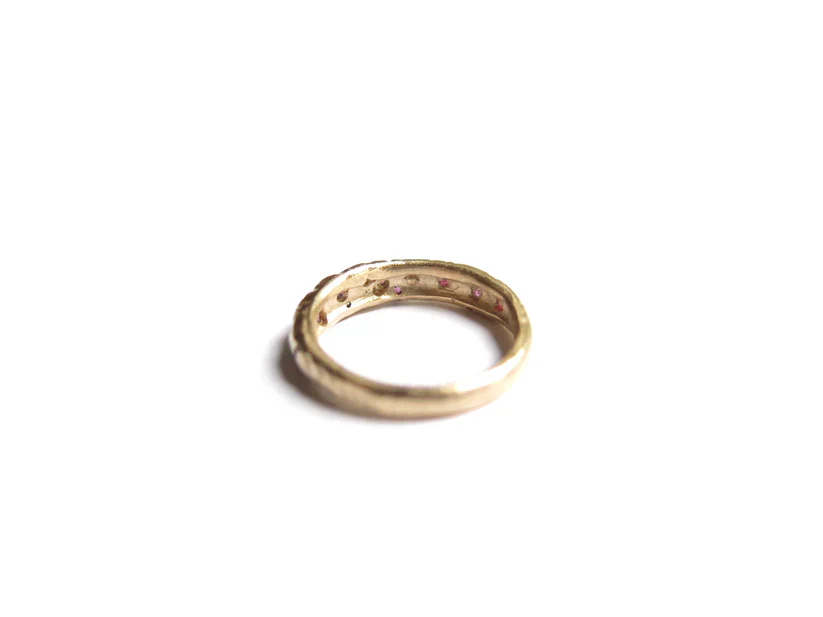 Elaine Ho 14K Gold Ring (Rubies) - Image 12
