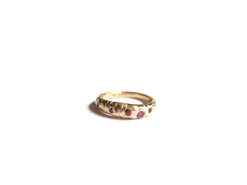 Elaine Ho 14K Gold Ring (Rubies) - Image 5