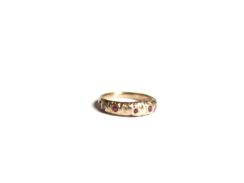 Elaine Ho 14K Gold Ring (Rubies) - Image 6