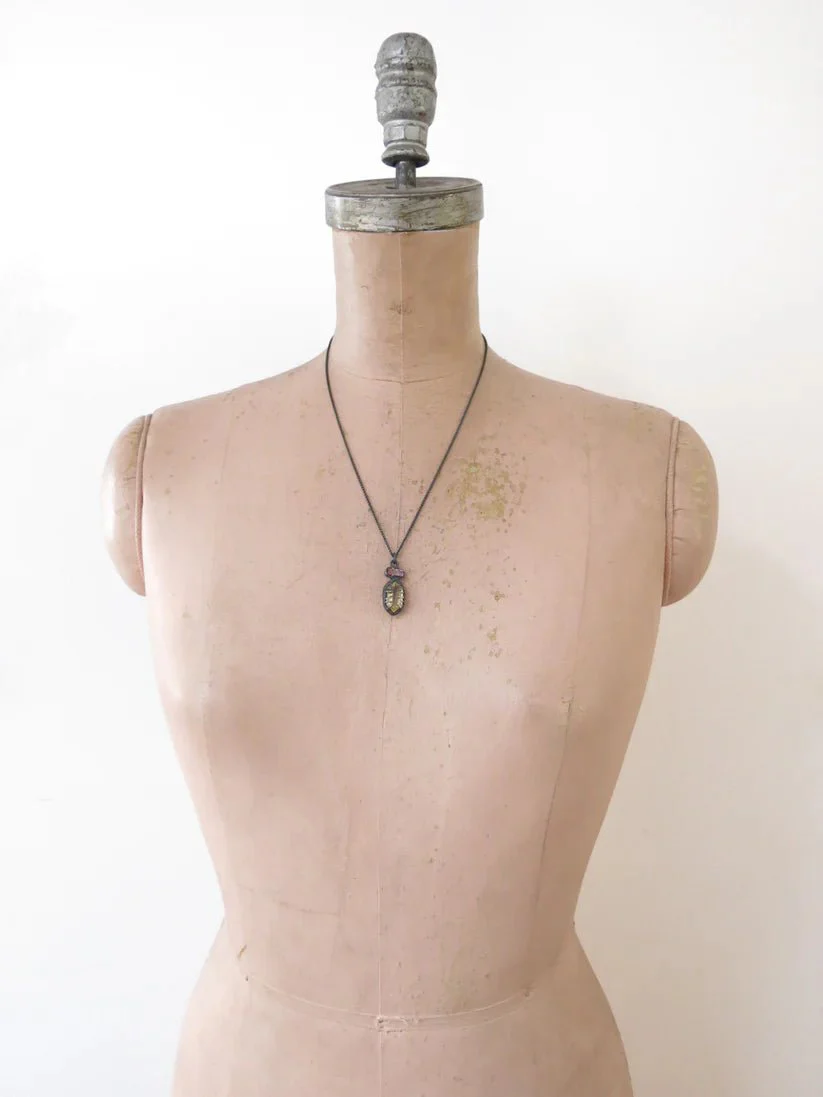 Elaine Ho Pendant Necklace (Citrine and Pink Tourmaline) - Image 7