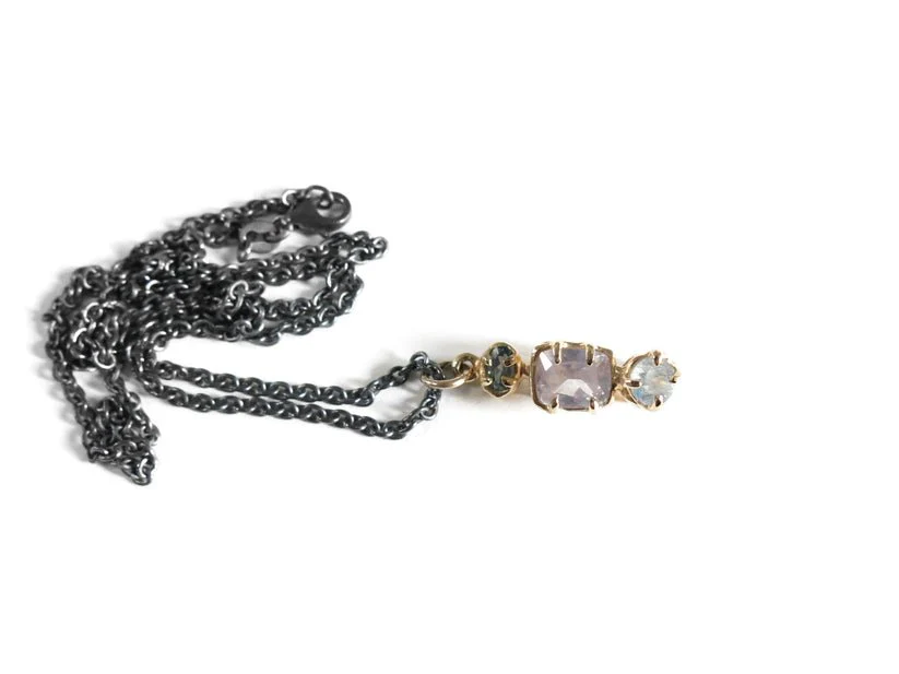 Elaine Ho Pendant Necklace (Sapphire Trio) - Image 4