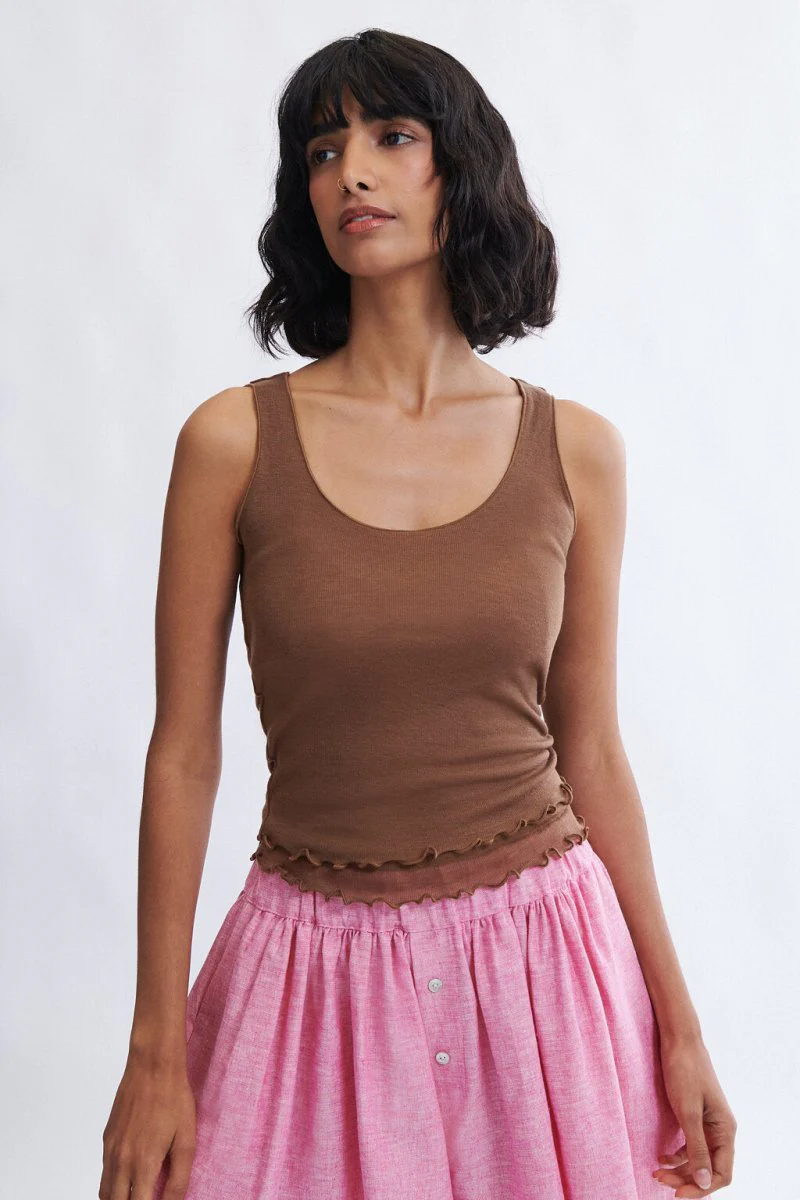 Eliza Faulkner Becca Top - Chocolate (In-Store) - Image 5