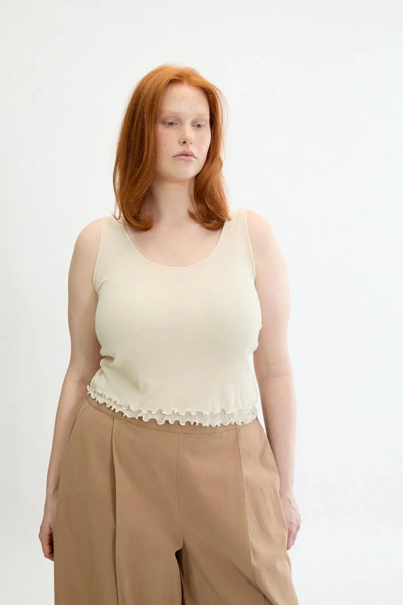 Eliza Faulkner Becca Top - Cream (Online Exclusive)