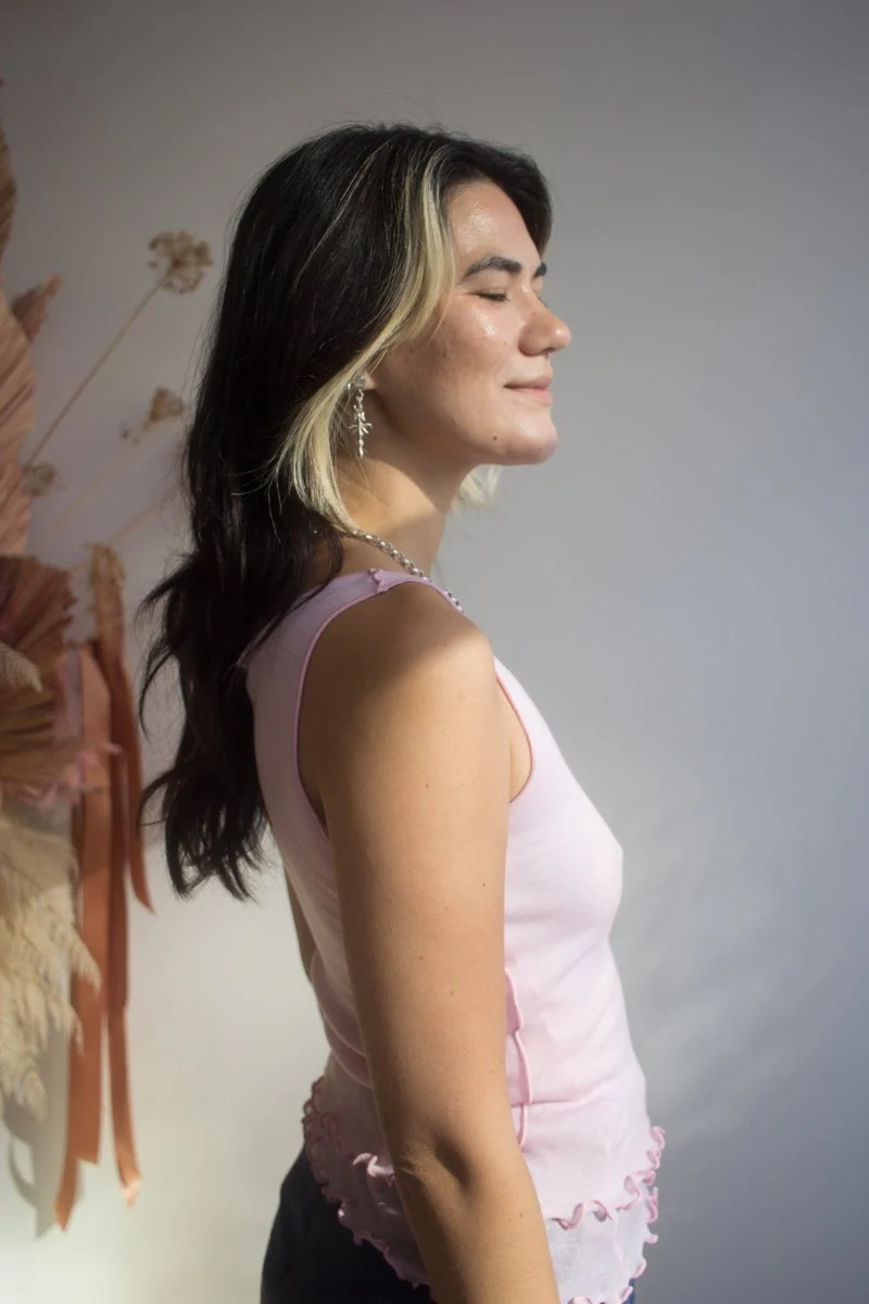Eliza Faulkner Becca Top - Pink (In-Store) - Image 2