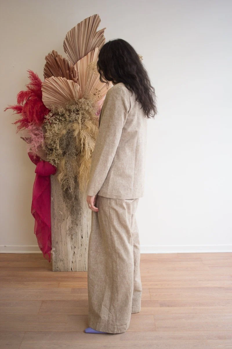 Eliza Faulkner Miranda Trousers - Biscuit (In-Store) - Image 11