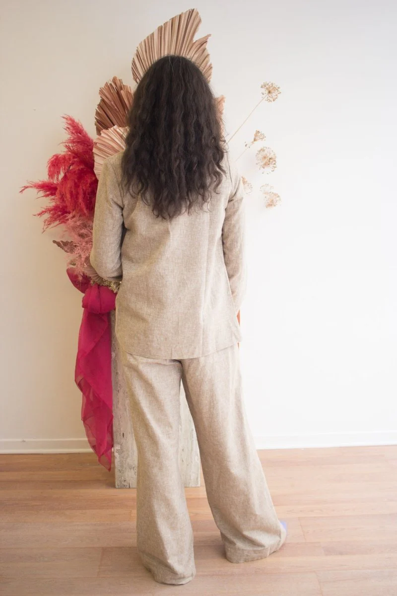 Eliza Faulkner Miranda Trousers - Biscuit (In-Store) - Image 12
