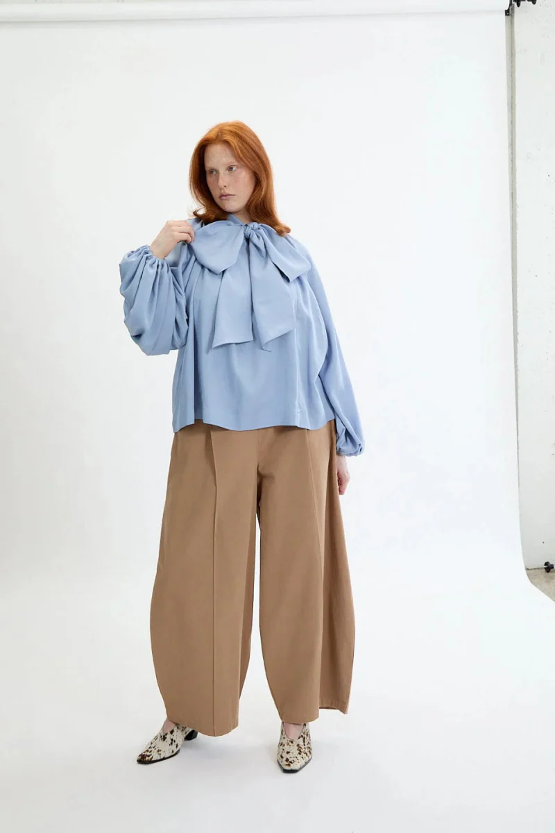 Eliza Faulkner Bowie Blouse - Blue (In-Store) - Image 6