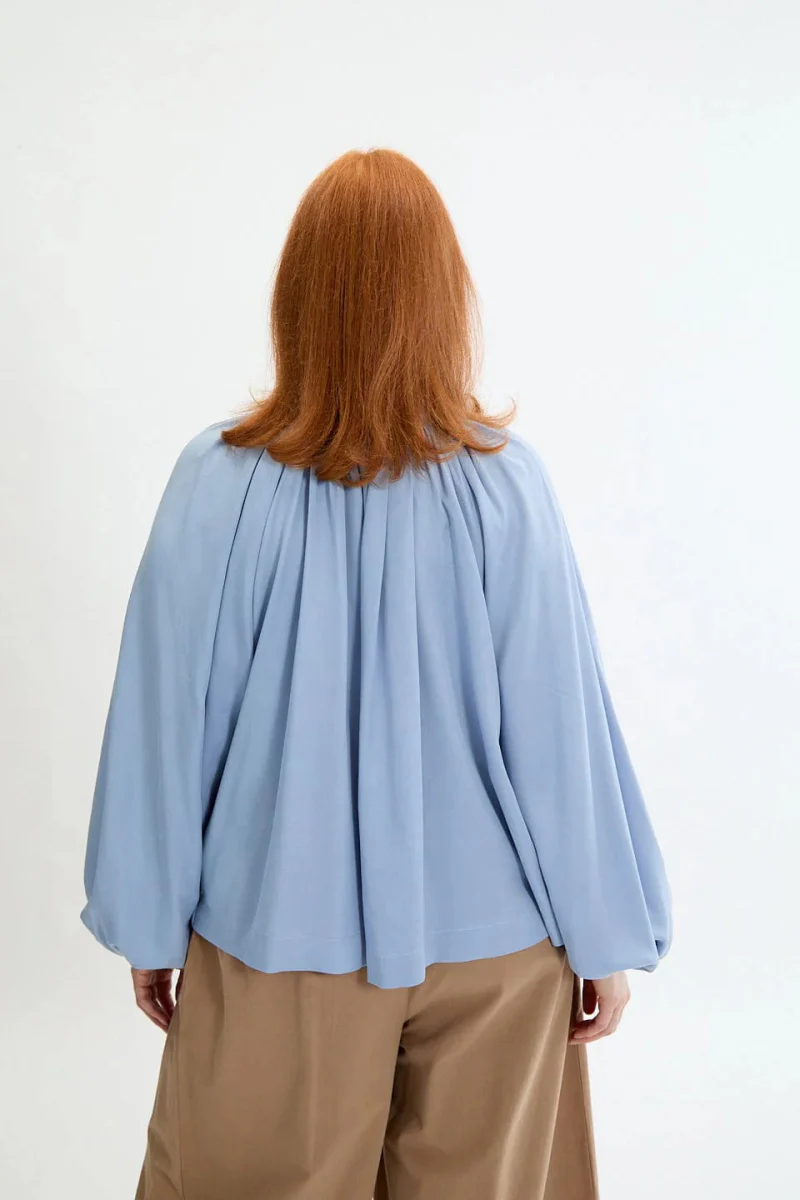 Eliza Faulkner Bowie Blouse - Blue (In-Store) - Image 7