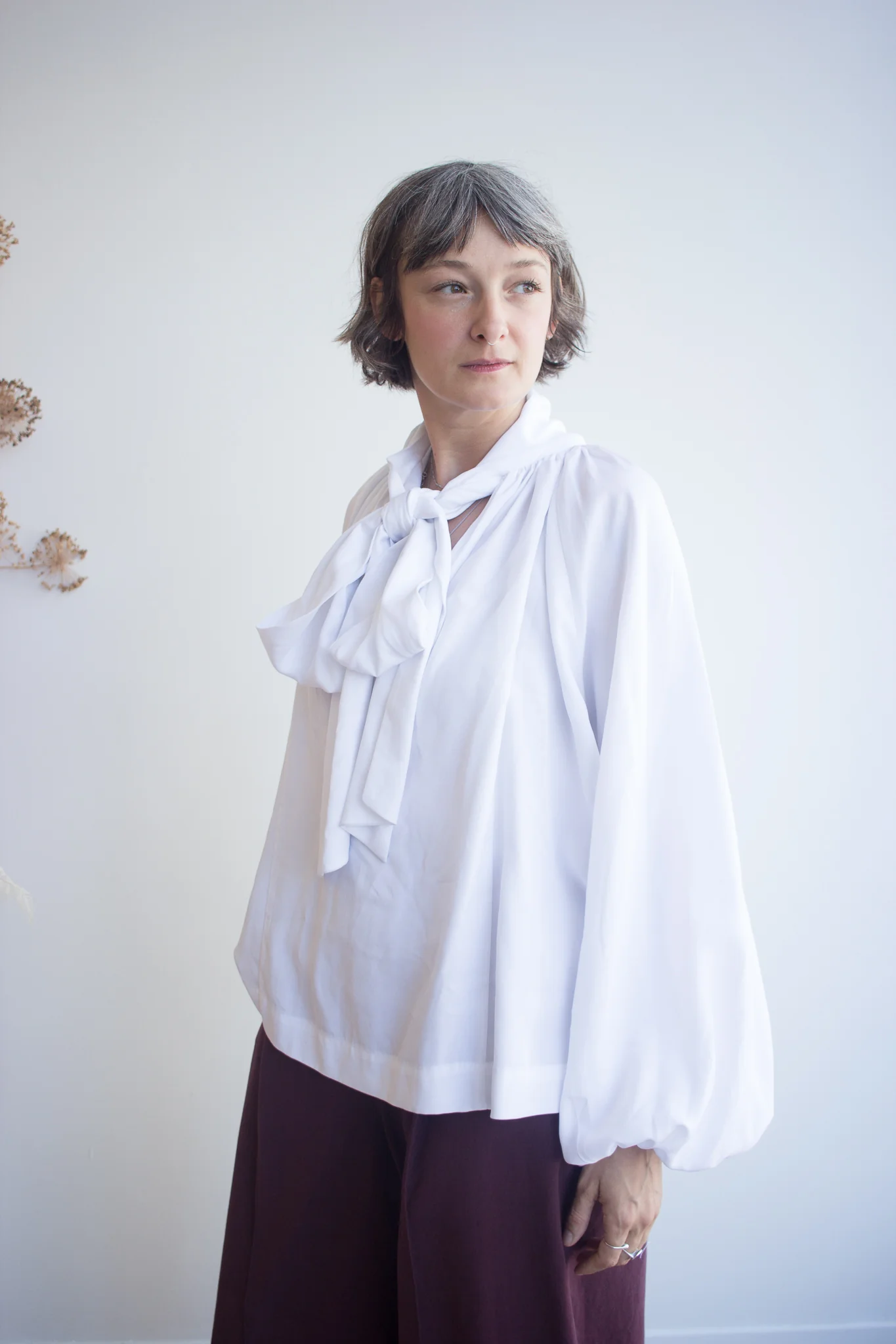 Eliza Faulkner Bowie Blouse - White (In-Store)