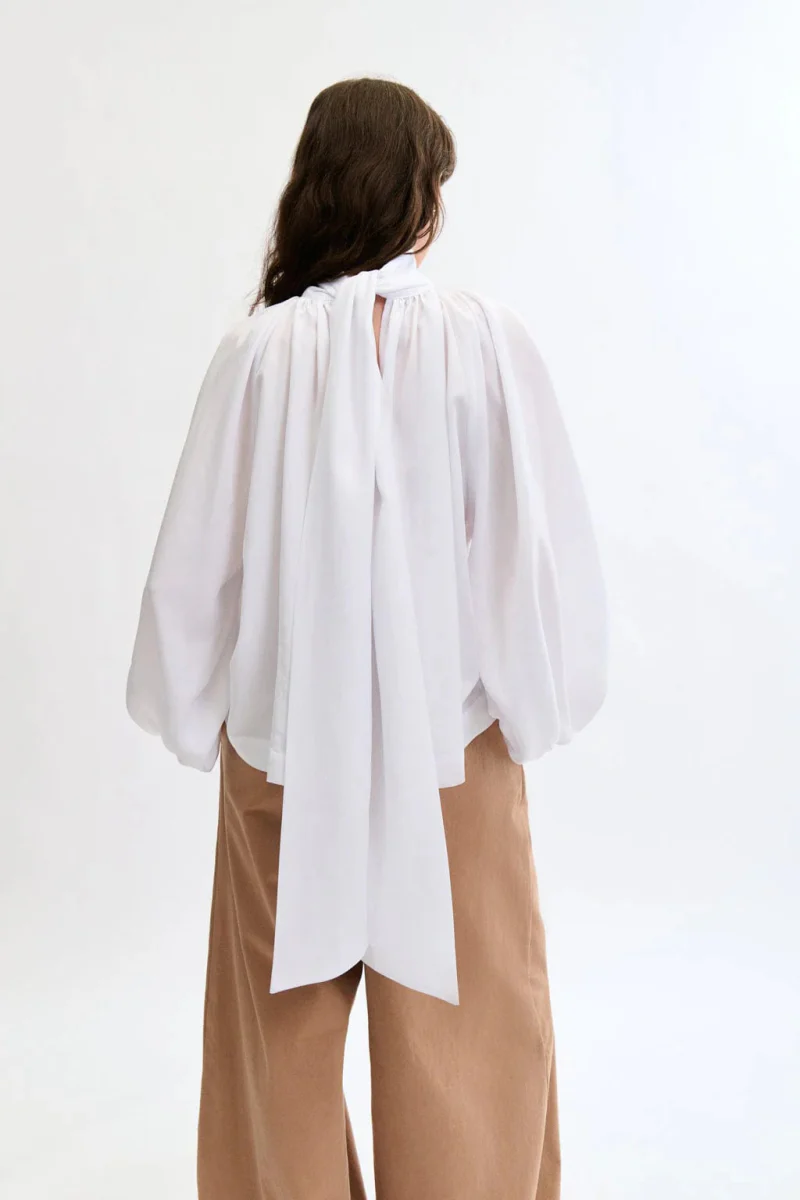 Eliza Faulkner Bowie Blouse - White (In-Store) - Image 6