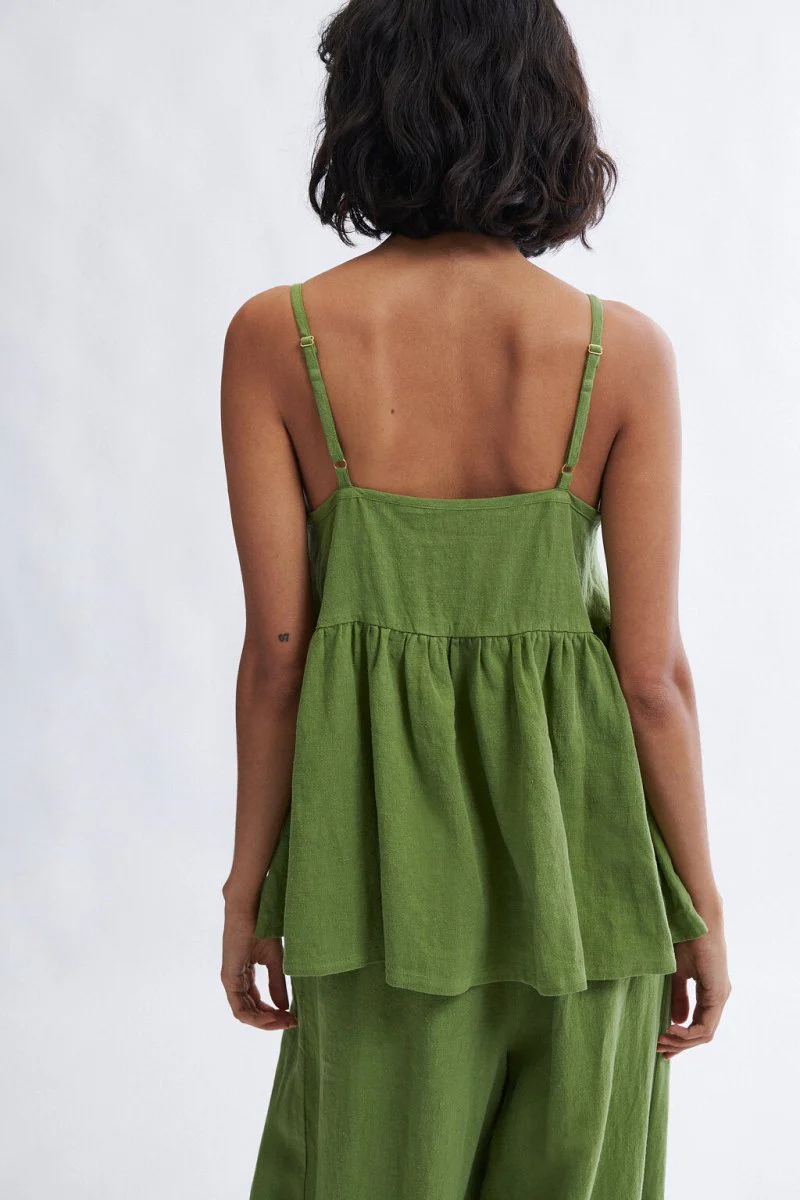 Eliza Faulkner Camille Tank Top - Meadow Linen (In Store) - Image 13