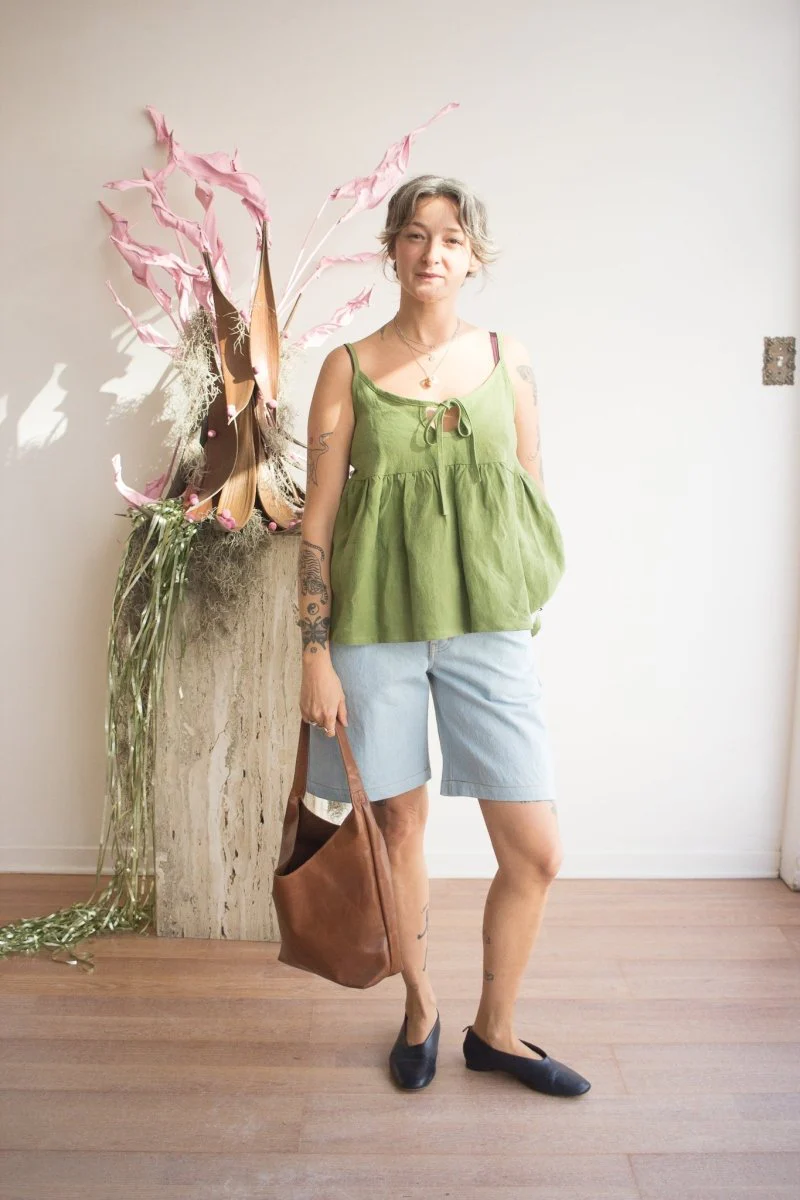 Eliza Faulkner Camille Tank Top - Meadow Linen (In Store) - Image 6