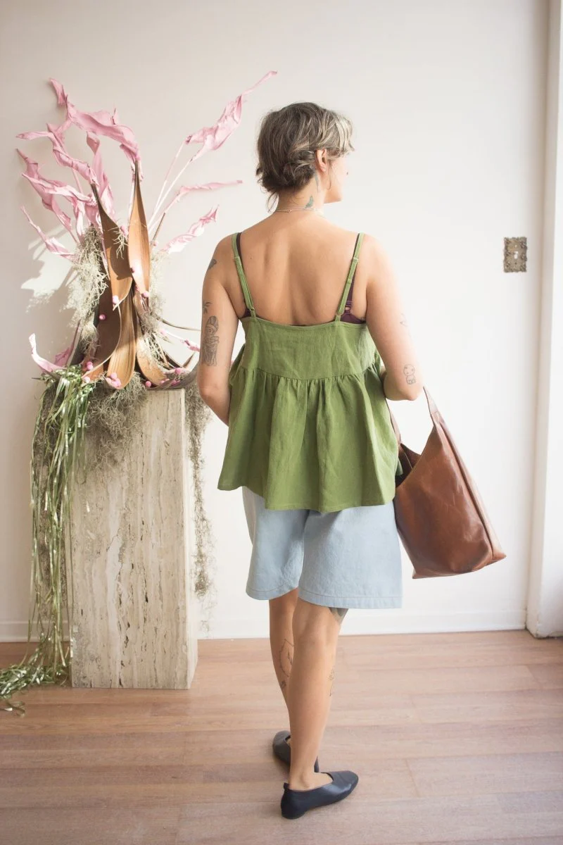 Eliza Faulkner Camille Tank Top - Meadow Linen (In Store) - Image 8