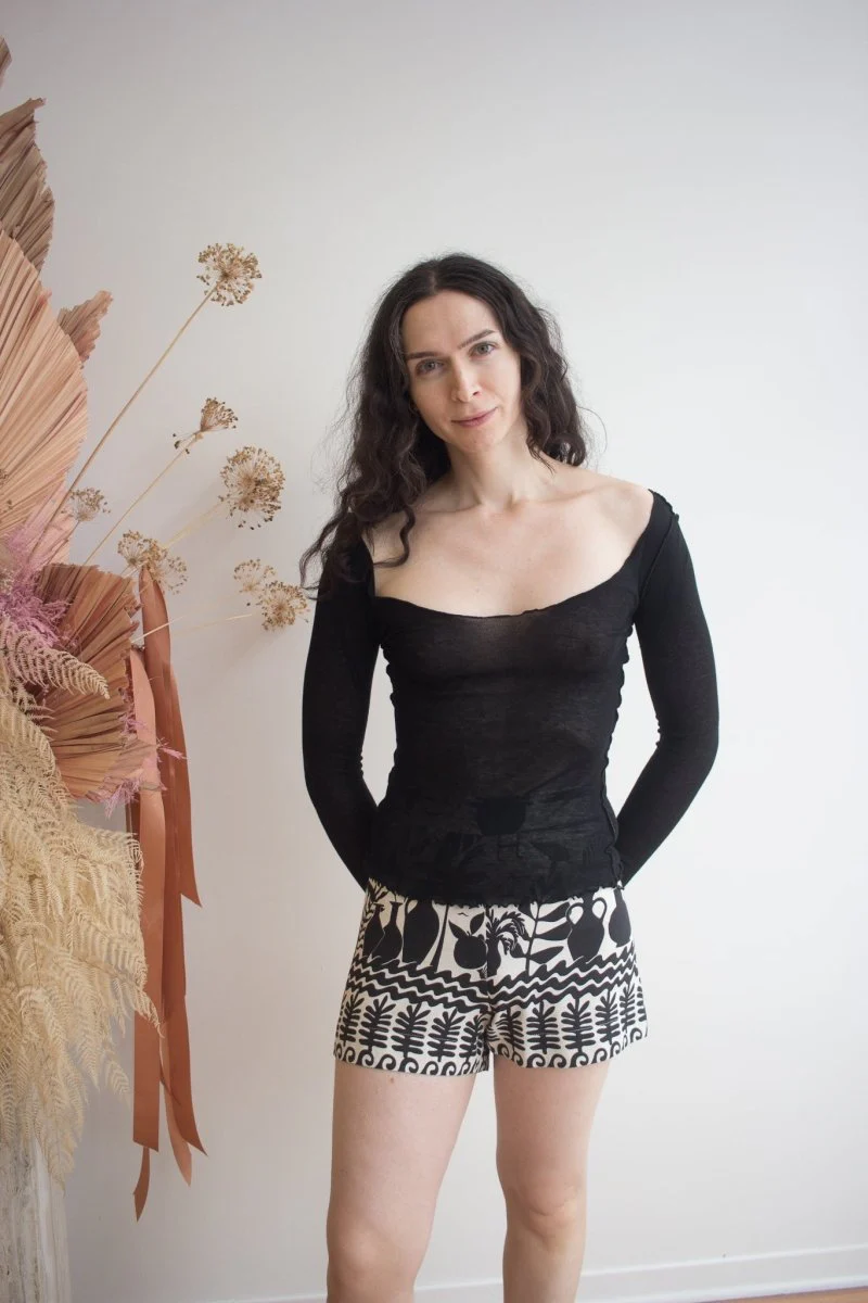 Eliza Faulkner Carla Longsleeve Top - Black (In Store)