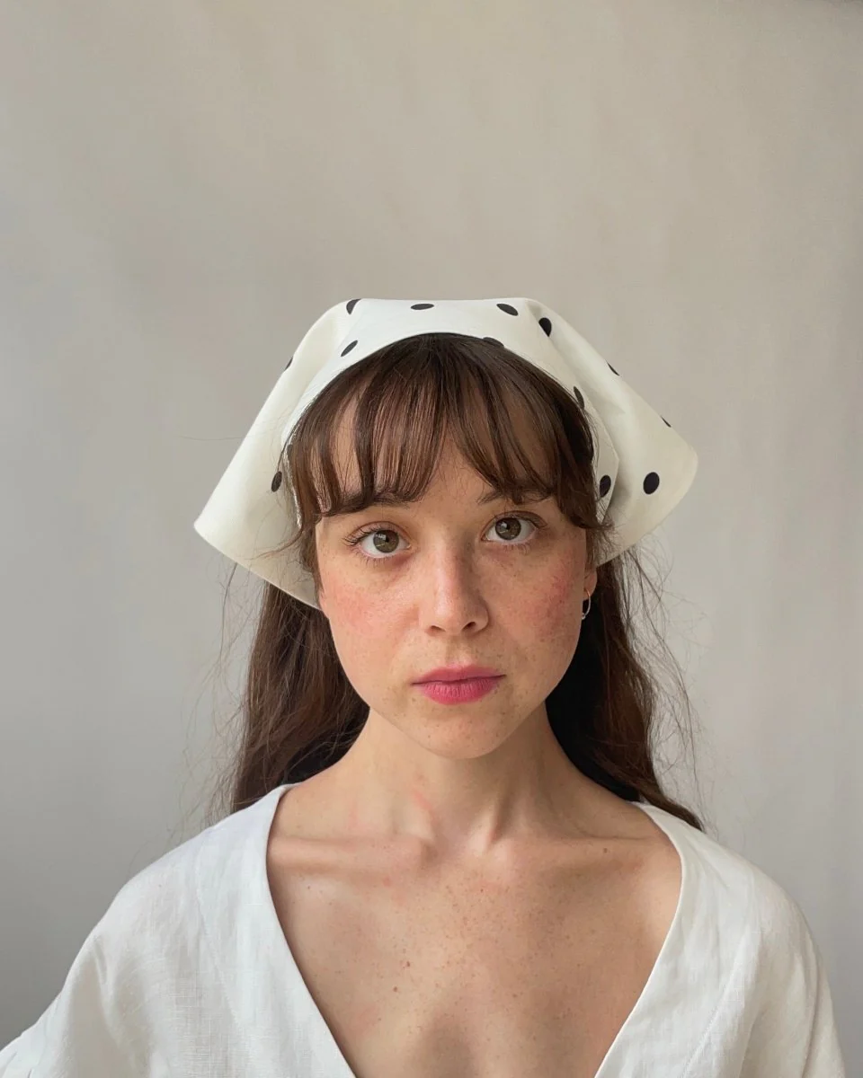 Eliza Faulkner Headscarf - Cookies & Cream (Online Exclusive) - Image 4