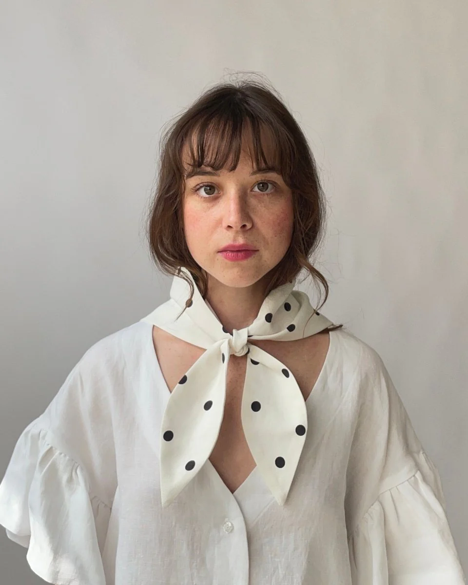 Eliza Faulkner Headscarf - Cookies & Cream (Online Exclusive) - Image 5