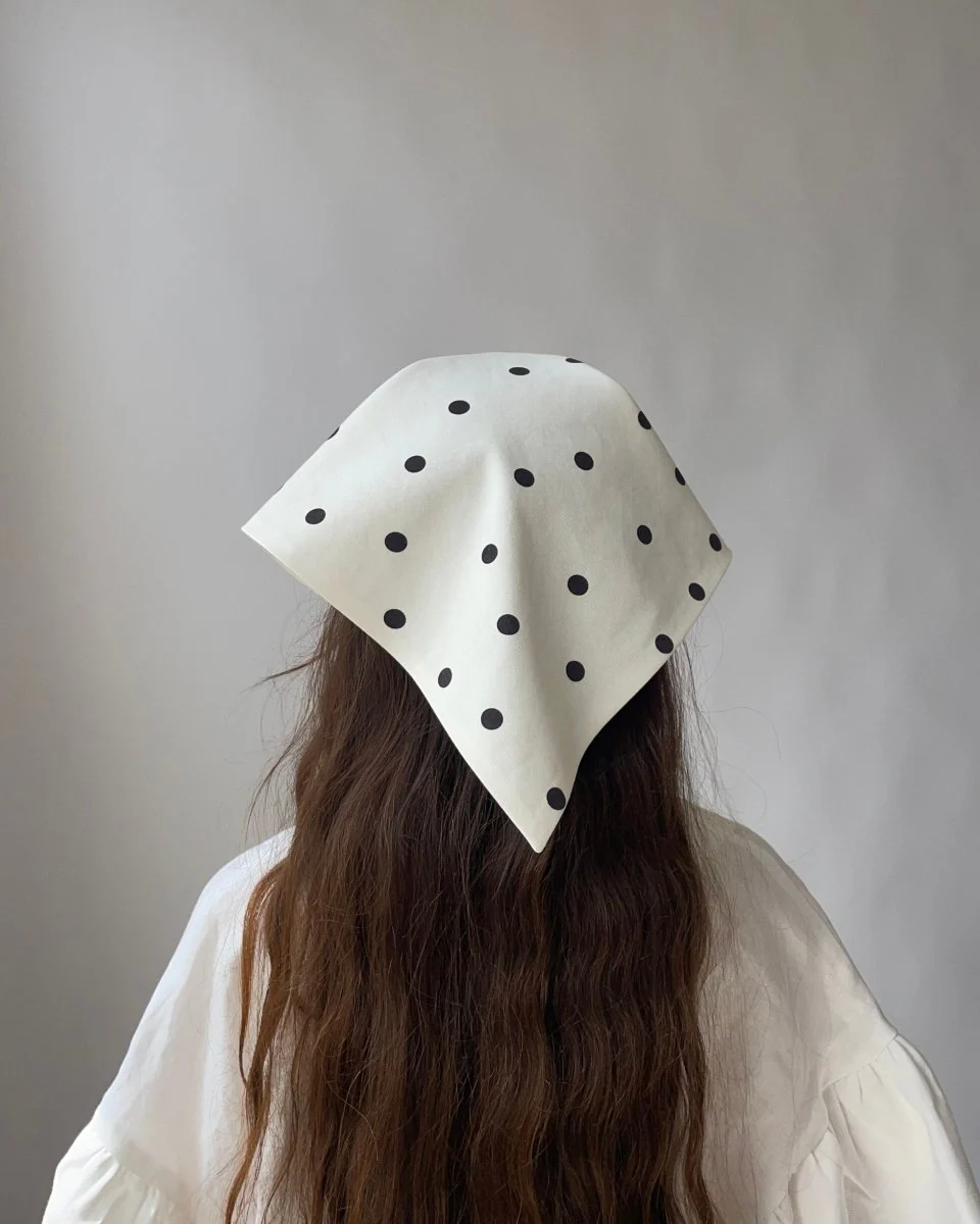 Eliza Faulkner Headscarf - Cookies & Cream (Online Exclusive) - Image 7