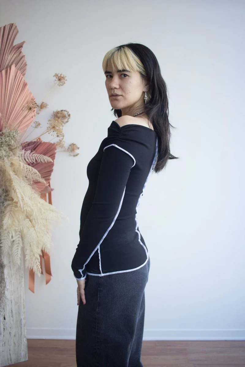 Eliza Faulkner Heidi Top - Black (Online Exclusive) - Image 4