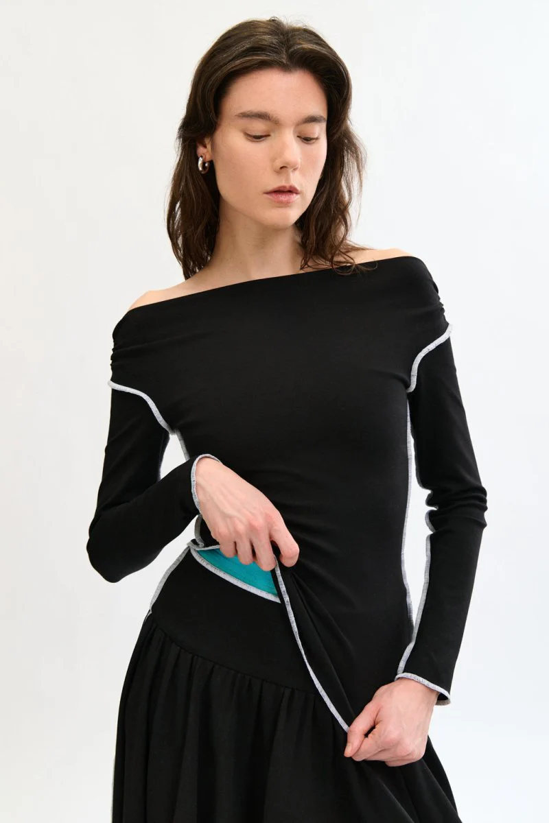 Eliza Faulkner Heidi Top - Black (Online Exclusive) - Image 7