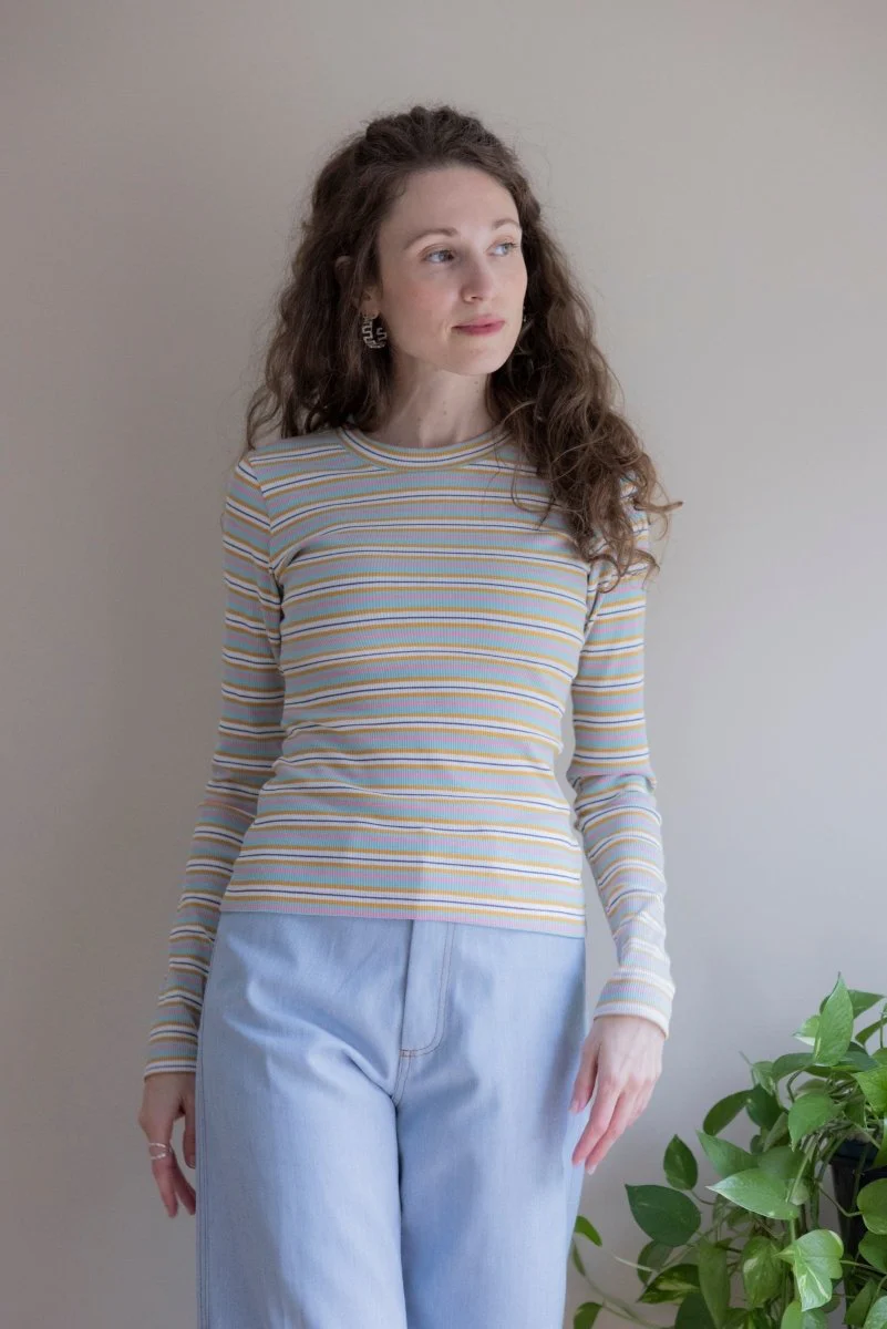 Eliza Faulkner Jamie Top - White Stripe (In Store) - Image 2