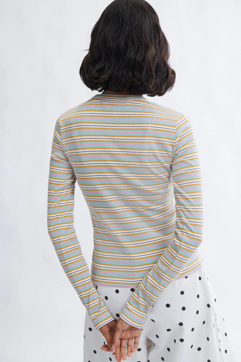 Eliza Faulkner Jamie Top - White Stripe (In Store) - Image 10