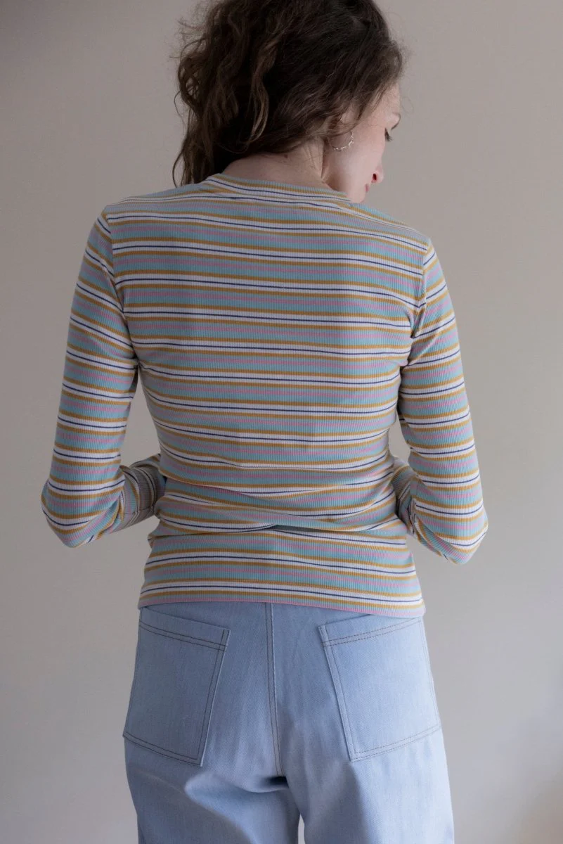 Eliza Faulkner Jamie Top - White Stripe (In Store) - Image 5