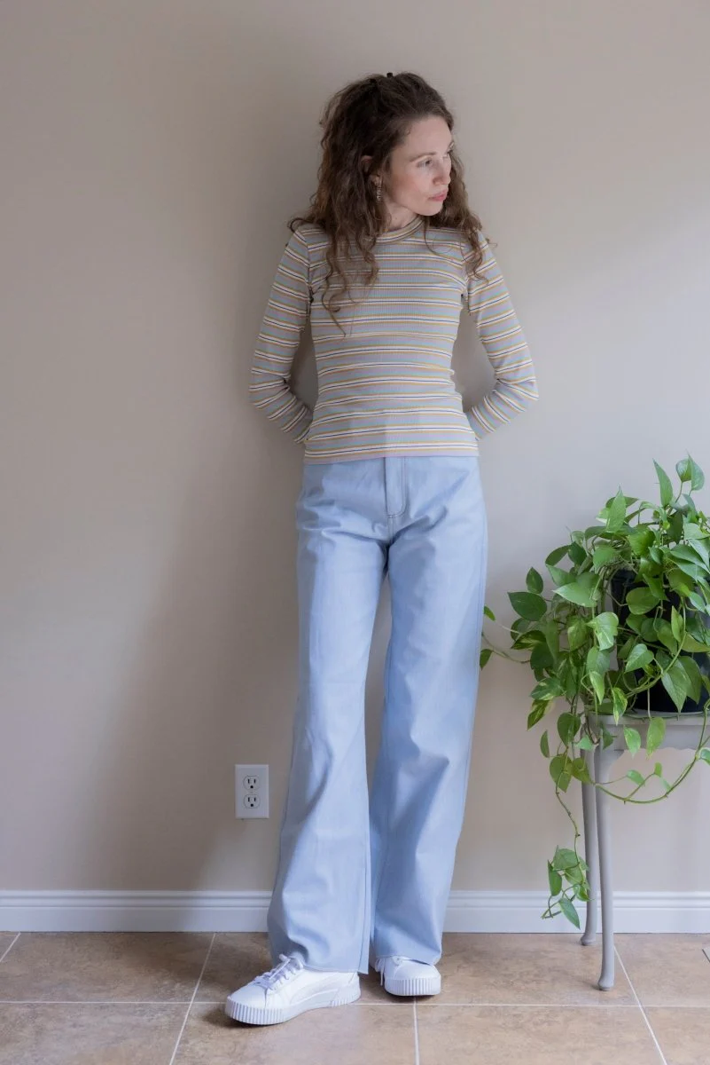 Eliza Faulkner Jamie Top - White Stripe (In Store) - Image 6