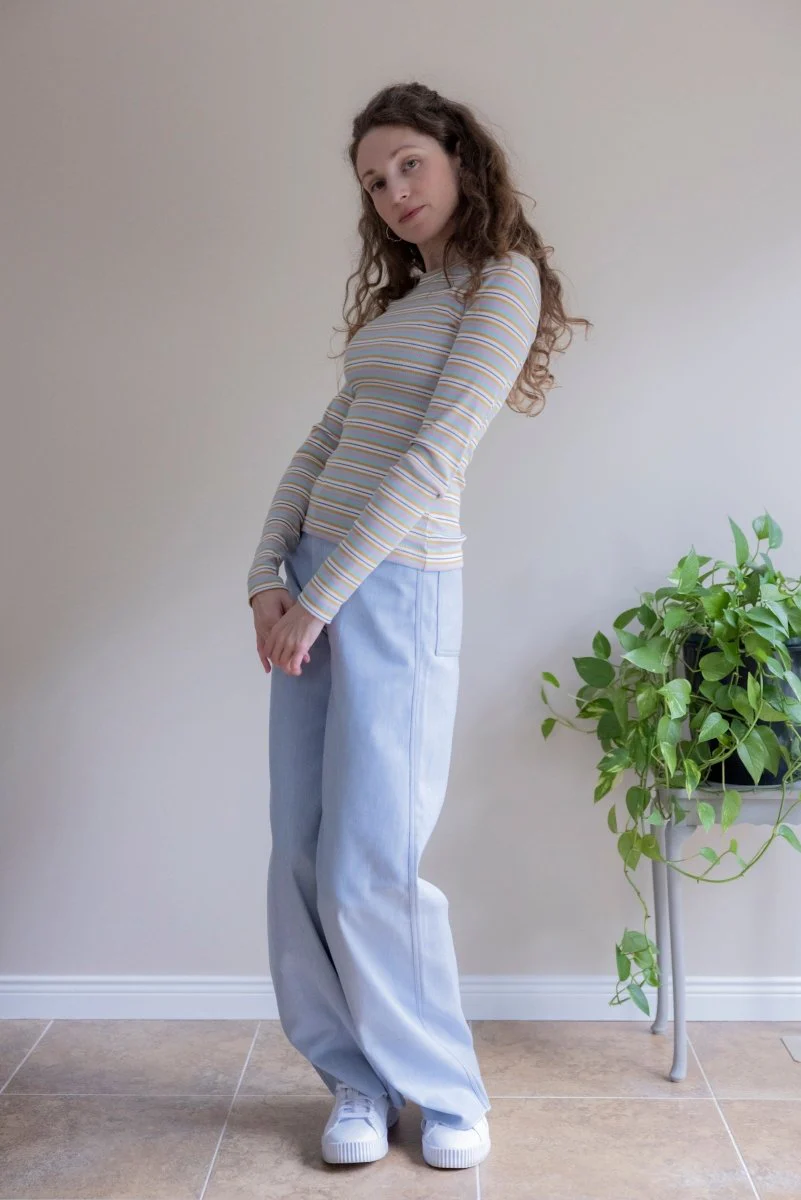 Eliza Faulkner Jamie Top - White Stripe (In Store) - Image 7