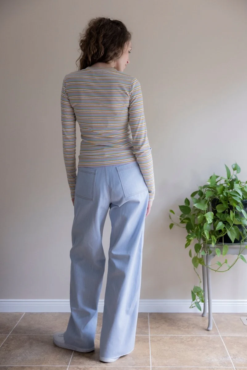 Eliza Faulkner Jamie Top - White Stripe (In Store) - Image 8
