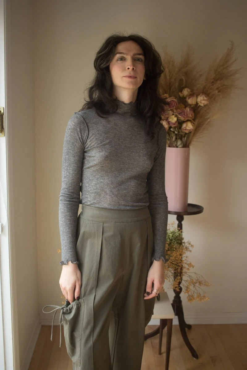 Eliza Faulkner Jane Turtleneck (Dark Grey) - Image 3