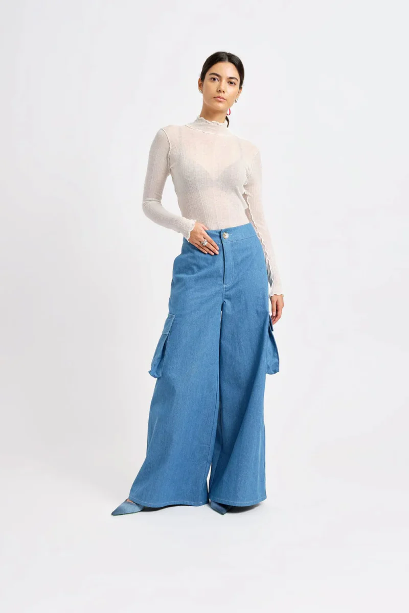 Eliza Faulkner Jane Turtleneck (White) - Image 10