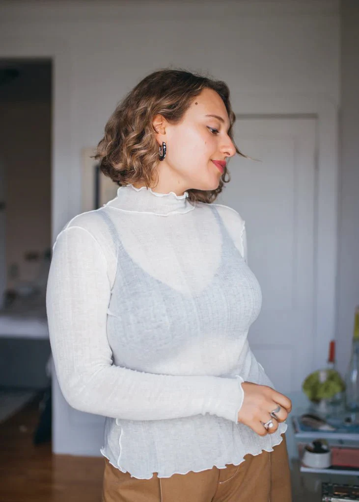 Eliza Faulkner Jane Turtleneck (White) - Image 7