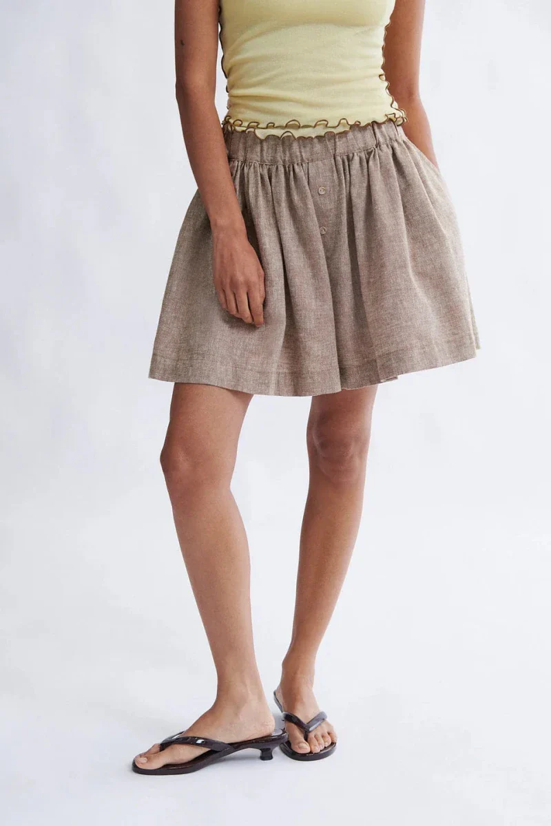 Eliza Faulkner Jeanette Short - Biscuit (Online Exclusive) - Image 3