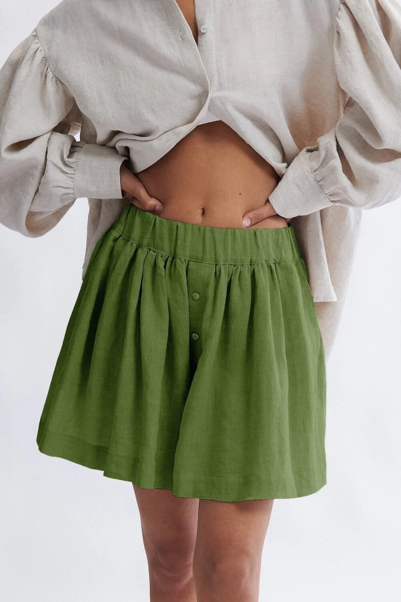 Eliza Faulkner Jeanette Short - Meadow Linen (Online Exclusive)