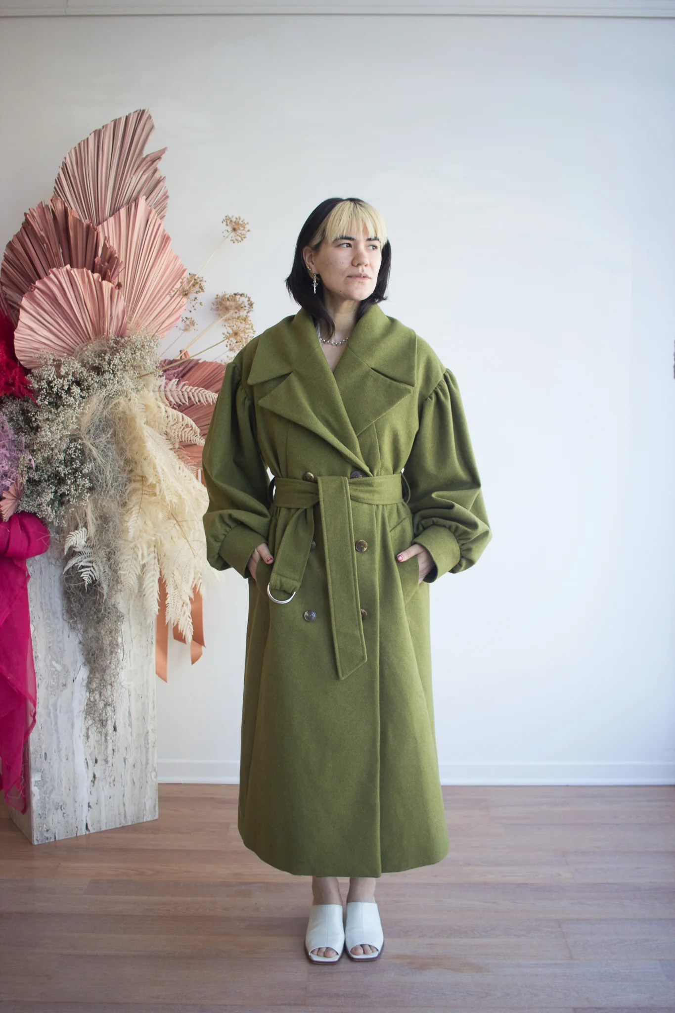 Eliza Faulkner Josephine Coat - Green (In-Store)