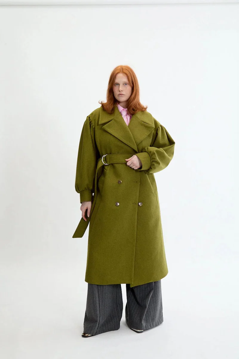 Eliza Faulkner Josephine Coat - Green (In-Store) - Image 11