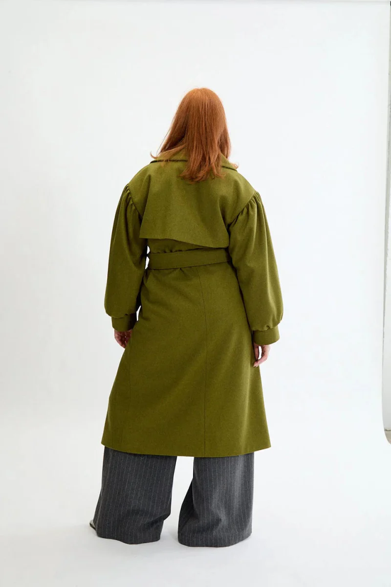 Eliza Faulkner Josephine Coat - Green (In-Store) - Image 12